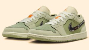 Read more about the article Air Jordan 1 Low Craft “Light Olive” : Sneakers inspirées du dirty martini