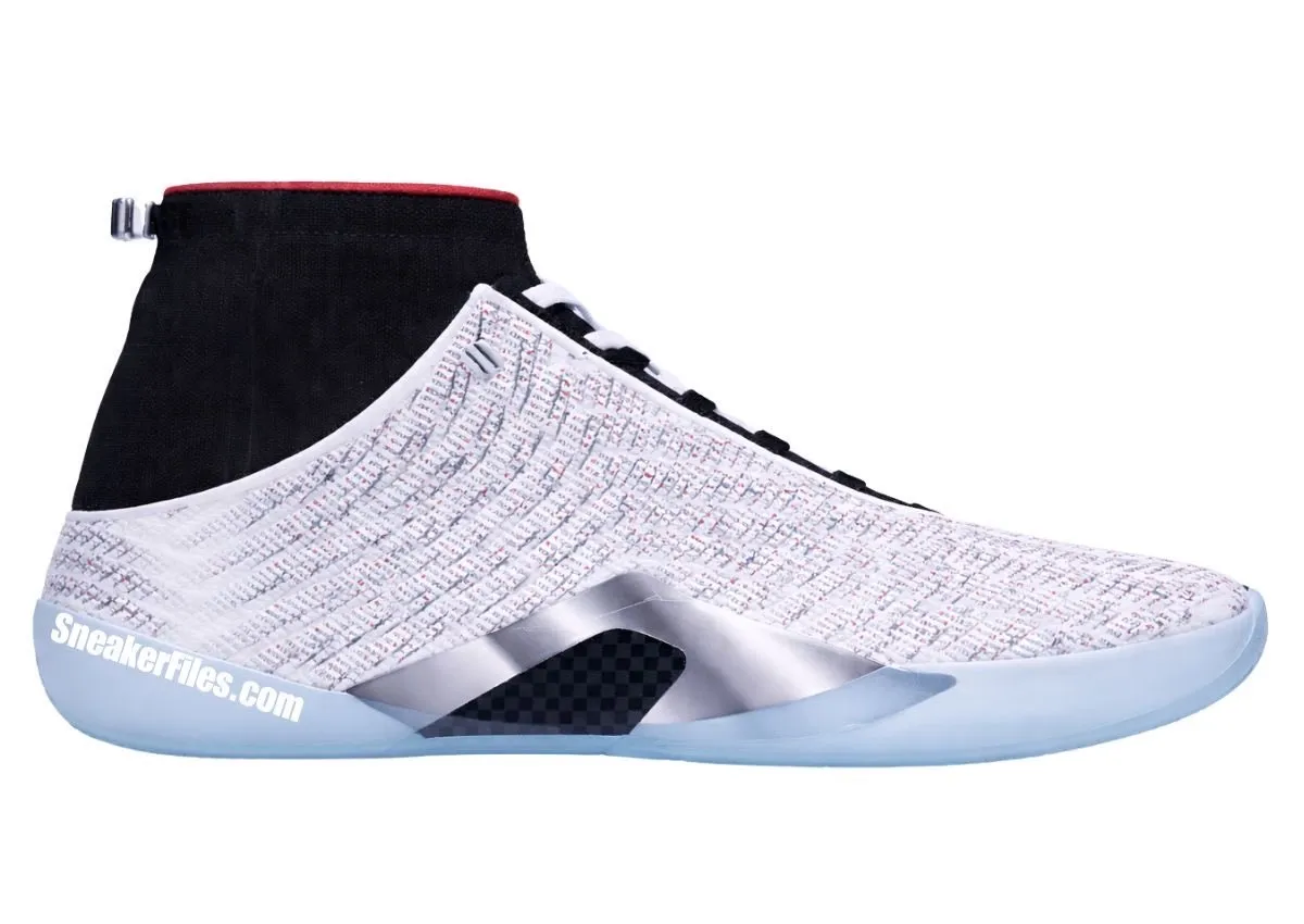 Air Jordan 41 Metallic Silver, coloris White Metallic Silver Black Infrared 23