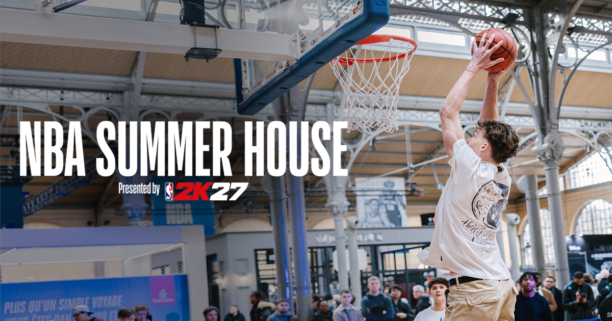 Le Larry O&rsquo;Brien place de la Bourse : la NBA installe sa Summer House à Paris