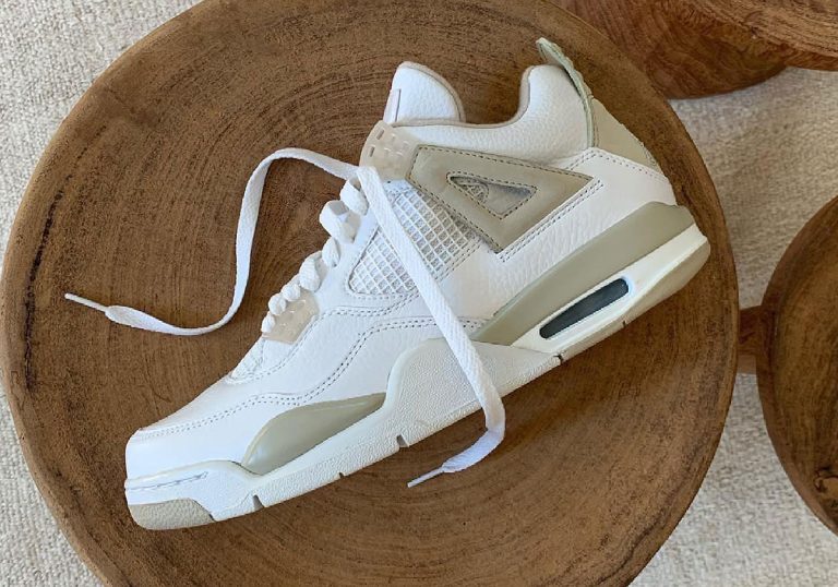 Air Jordan 4 « Linen » : la paire que Michael Jordan n’a jamais portée sort enfin de la taille enfant