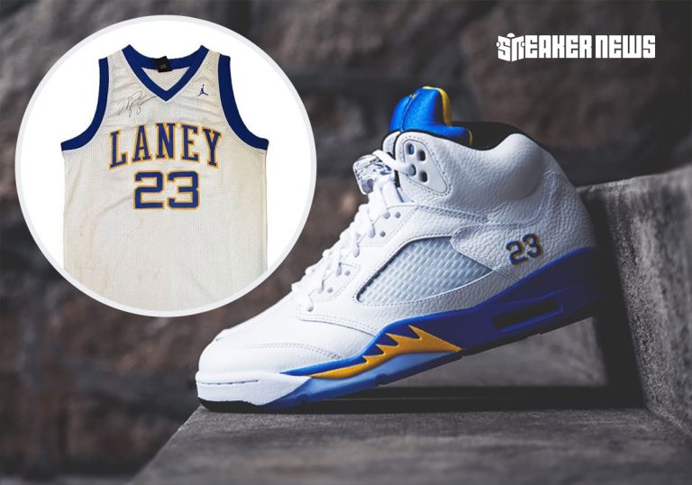 Air Jordan 5 « Laney » : treize ans plus tard, les couleurs du lycée qui a fait pleurer Michael Jordan