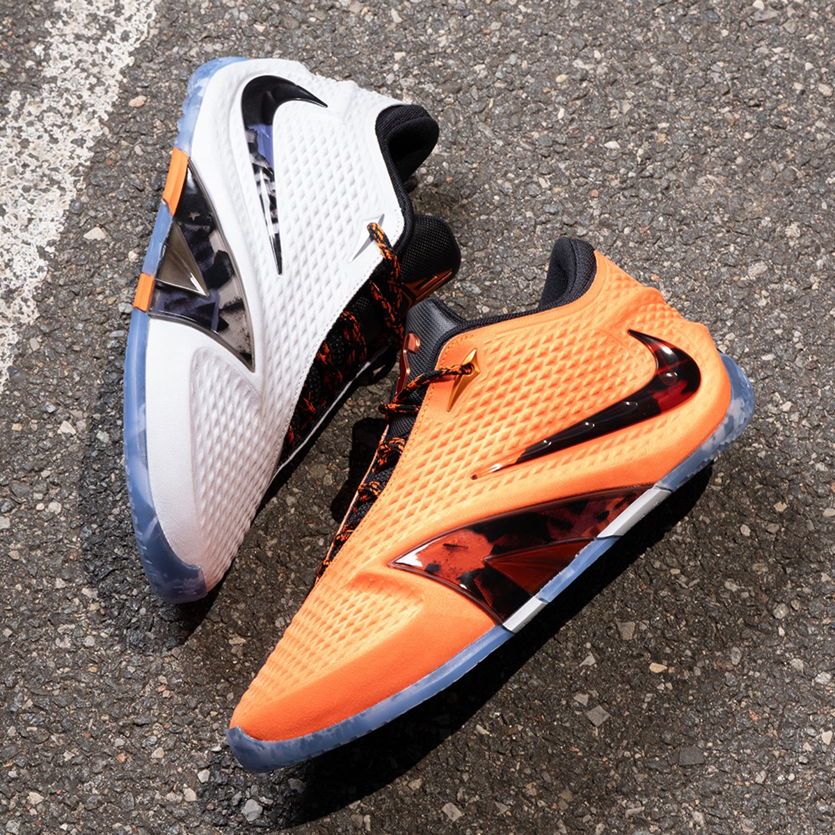 Détail du motif graffiti de la collection SLAM x Nike Basketball