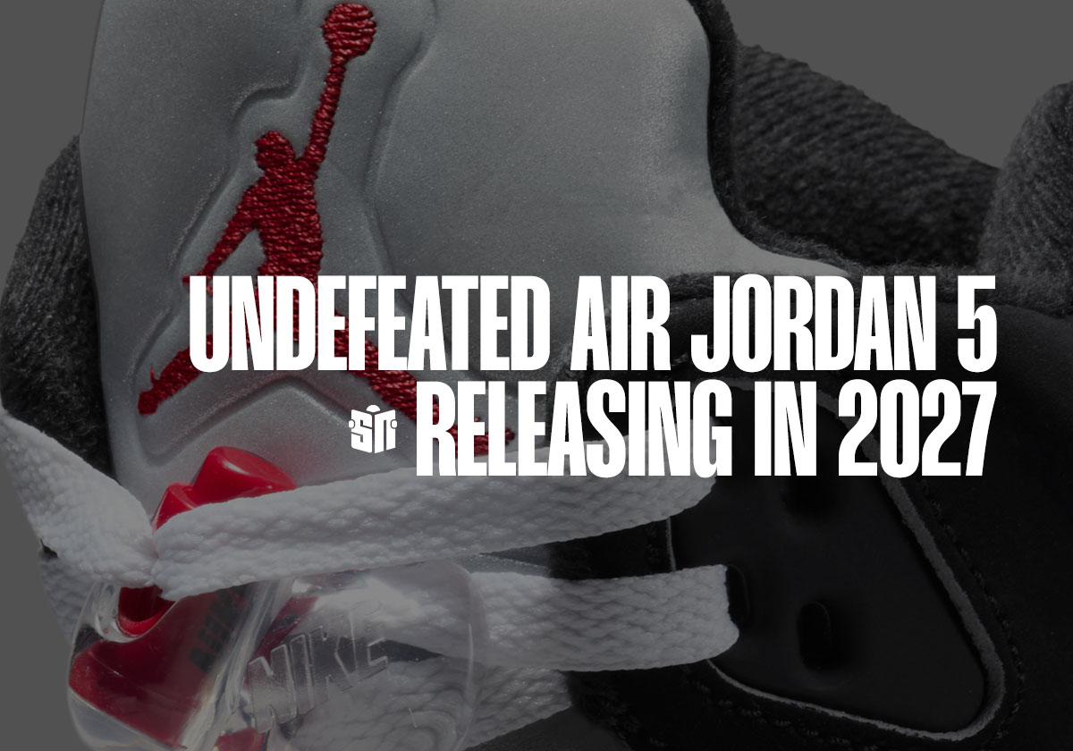 Undefeated × Air Jordan 5 : la maison qui a inventé la collab Jordan change enfin de silhouette