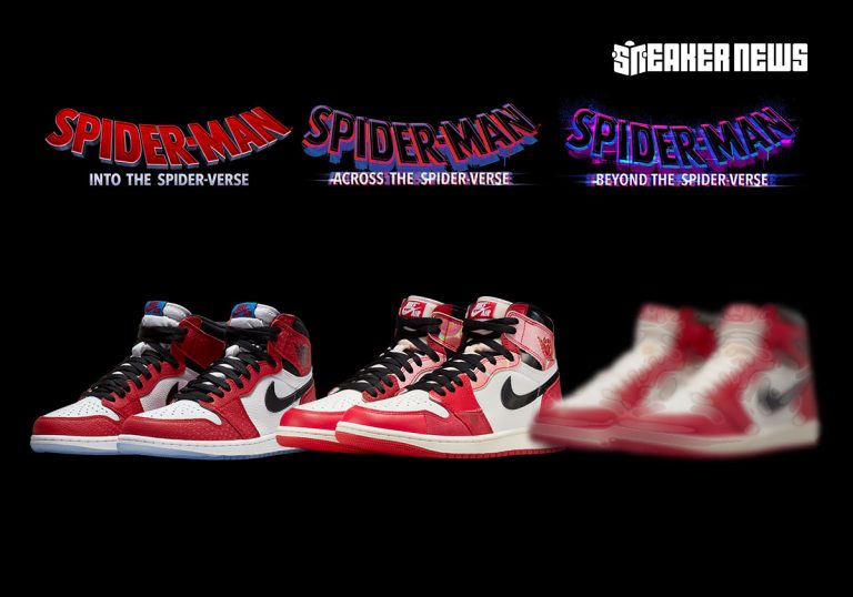 Air Jordan 1 « Beyond the Spider-Verse » : une troisième paire pour le film du 18 juin 2027, et pas une seule image