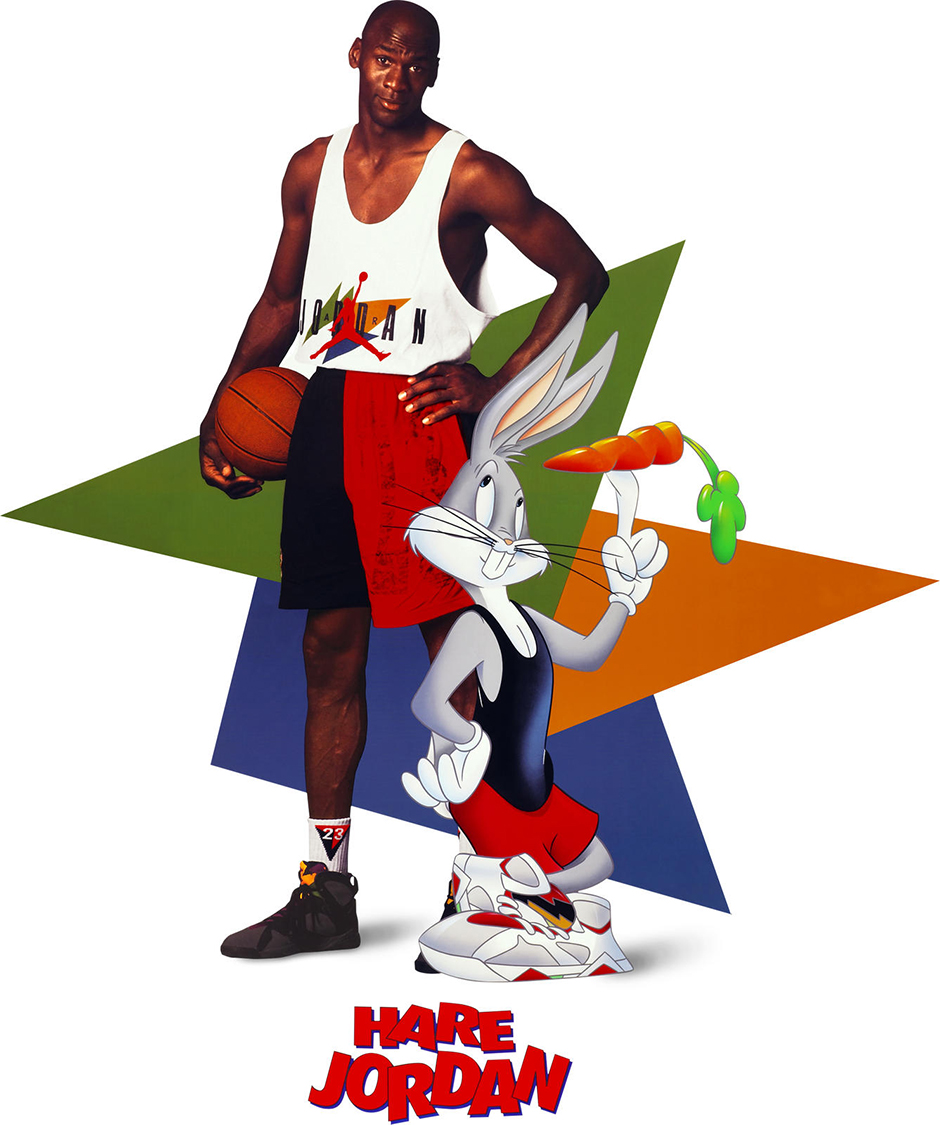 Hare Jordan : Bugs Bunny et Michael Jordan, publicité Nike de 1992