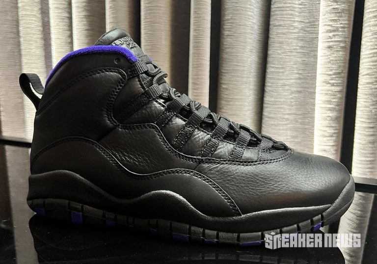 Air Jordan 10 « Sacramento » : Jordan Brand ressort la seule paire noire du City Pack de 1995