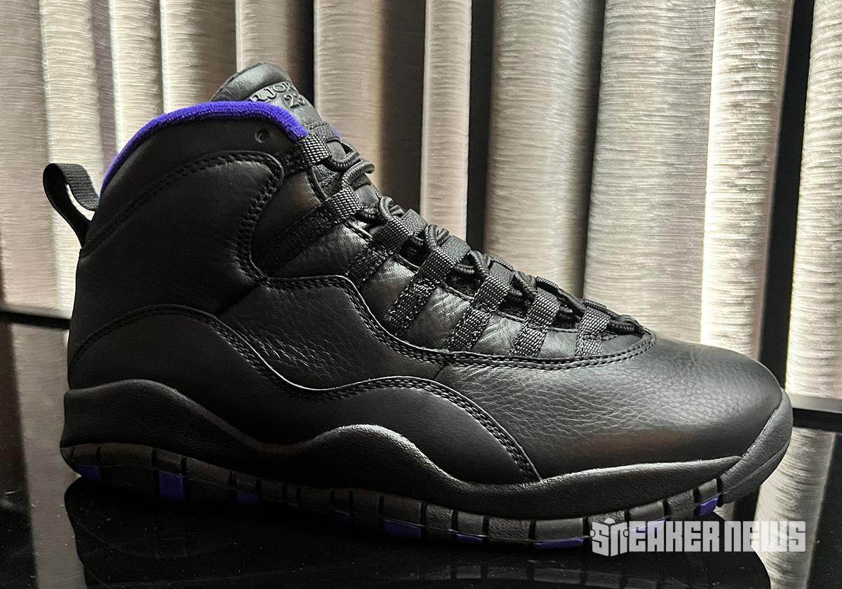 Air Jordan 10 « Sacramento » : Jordan Brand ressort la seule paire noire du City Pack de 1995