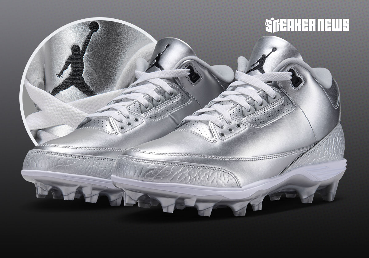 Air Jordan 3 « Metallic Silver » : la chaussure de Tinker Hatfield devient un crampon pour la reprise NFL
