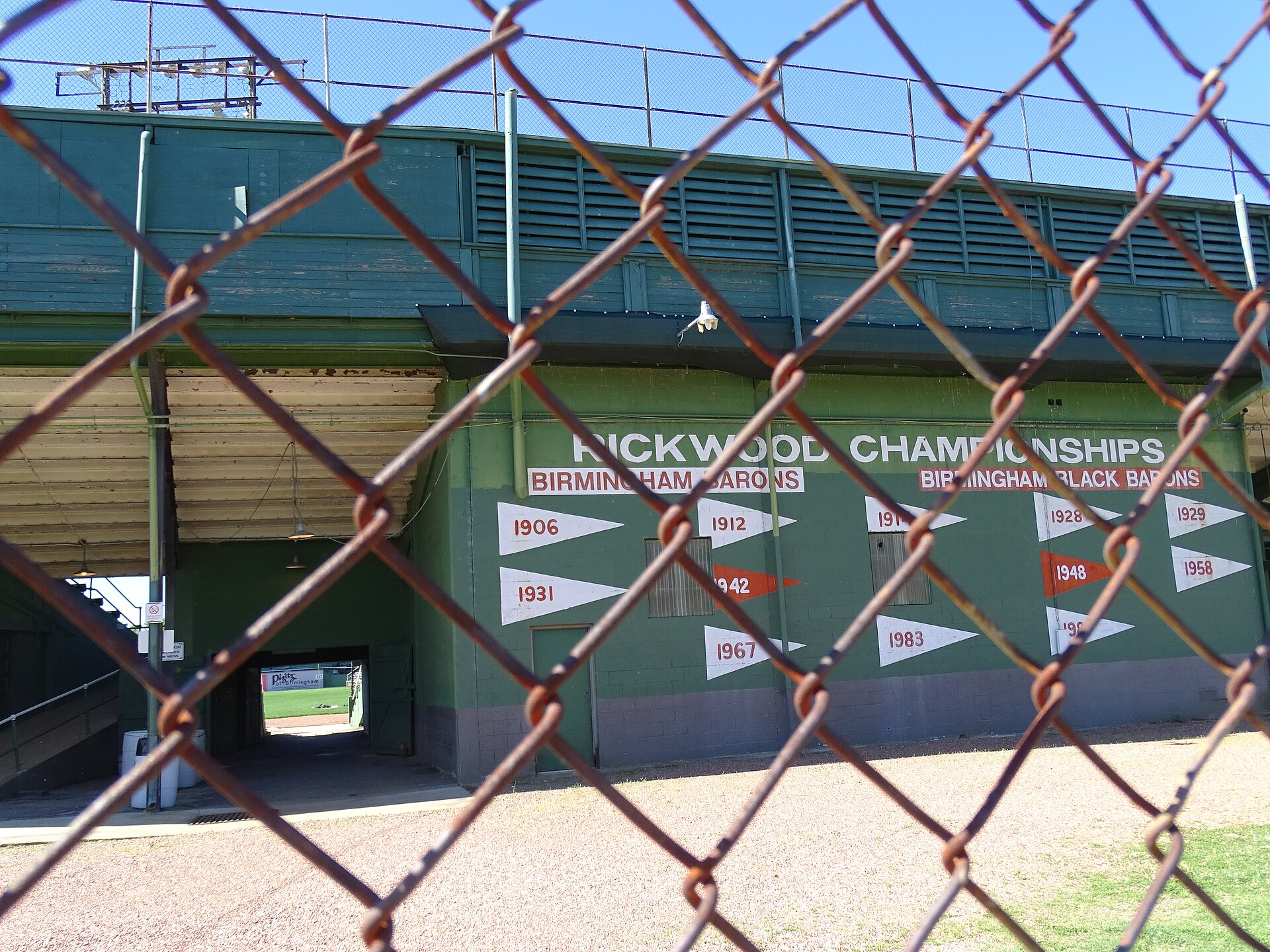 Rickwood Field, le stade de Birmingham en Alabama