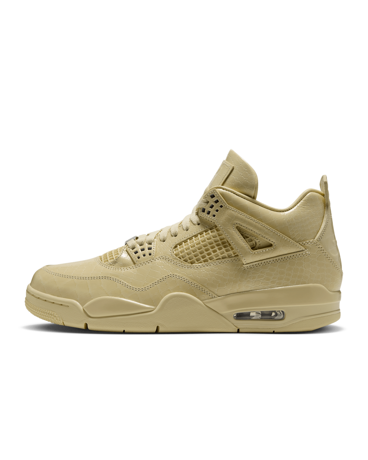 Profil de la J Balvin x Air Jordan 4 Amazonas jaune IW2872-700